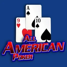 All American Poker slot logo by RTG (Reel Time Gaming) at LiraSpin Casino
