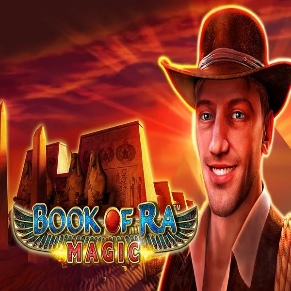 Try Book of Ra Magic slot by Greentube on liraspins.dk – logo image