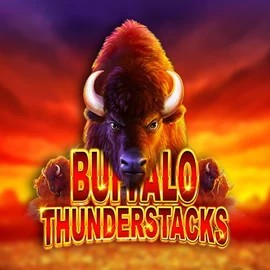 Buffalo Thunderstacks logo – Slots by Amatic Industries at LiraSpin Casino