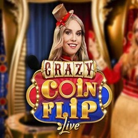 Crazy Coin Flip logo by Evolution LiraSpin Casino