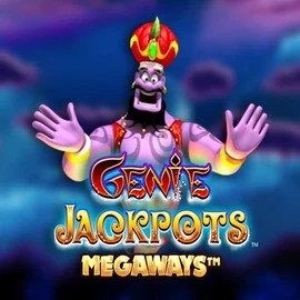Genie Jackpots Megaways by Blueprint Gaming, showcased at liraspins.dk – game logo