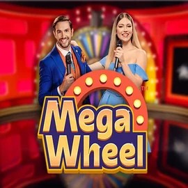 Mega Wheel online game logo by Pragmatic Play on liraspins.dk
