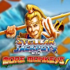 Play the Stellar Jackpots with More Monkeys slot by Lightning Box Game on LiraSpin Casino