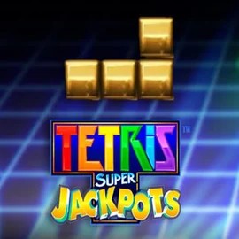 Tetris Super Jackpots online game logo by WMS on liraspins.dk